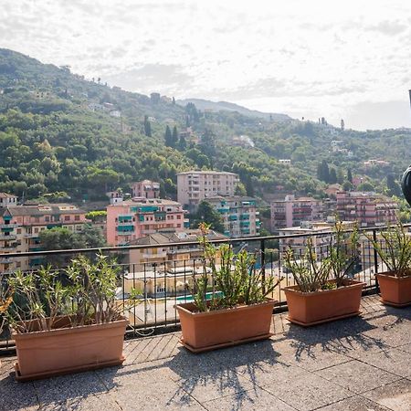 073 - Casa Rapallo Con Attico Privato, 10 Minuti Mare Spiaggie A Piedi Exterior foto